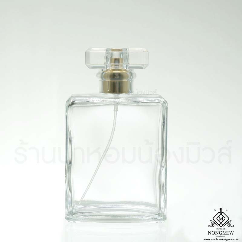 ขวดโคโค่ใส ฝาทอง 100ML