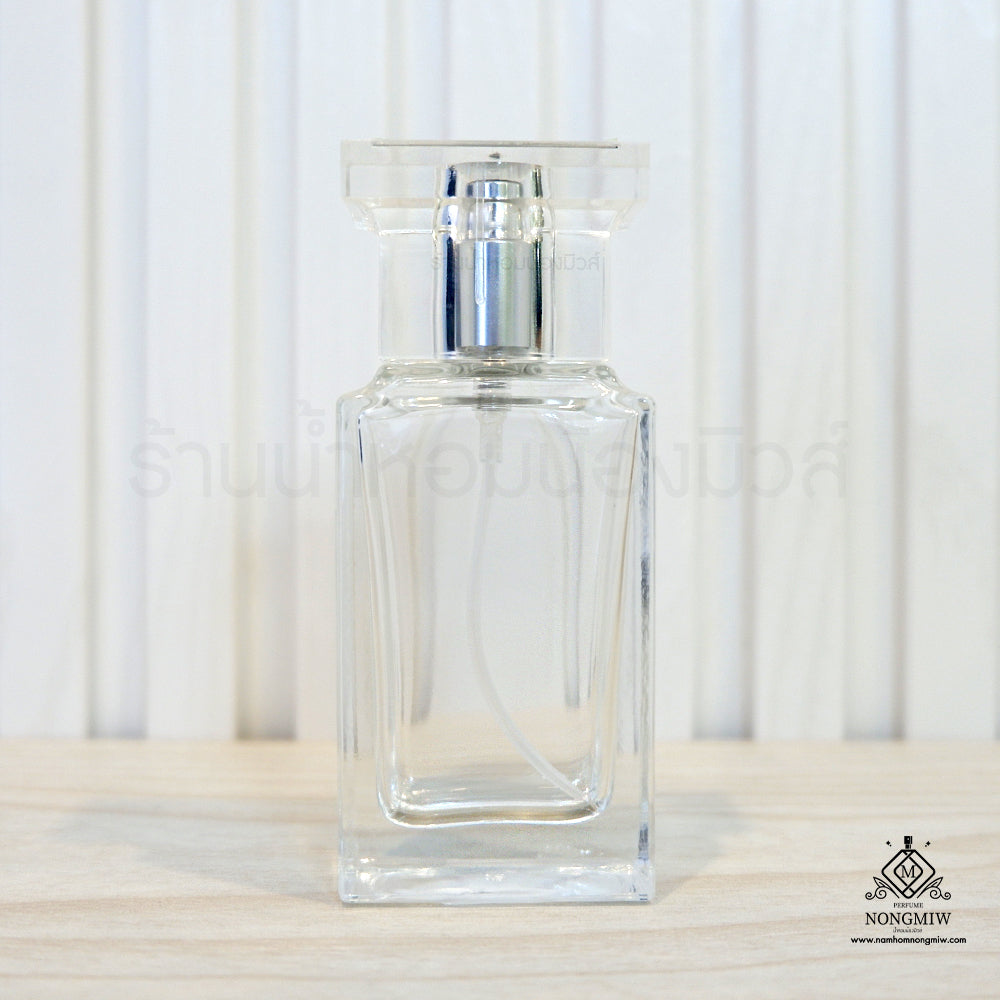 ขวดทอมฟอร์ดใส ฝาเงิน 30ML.