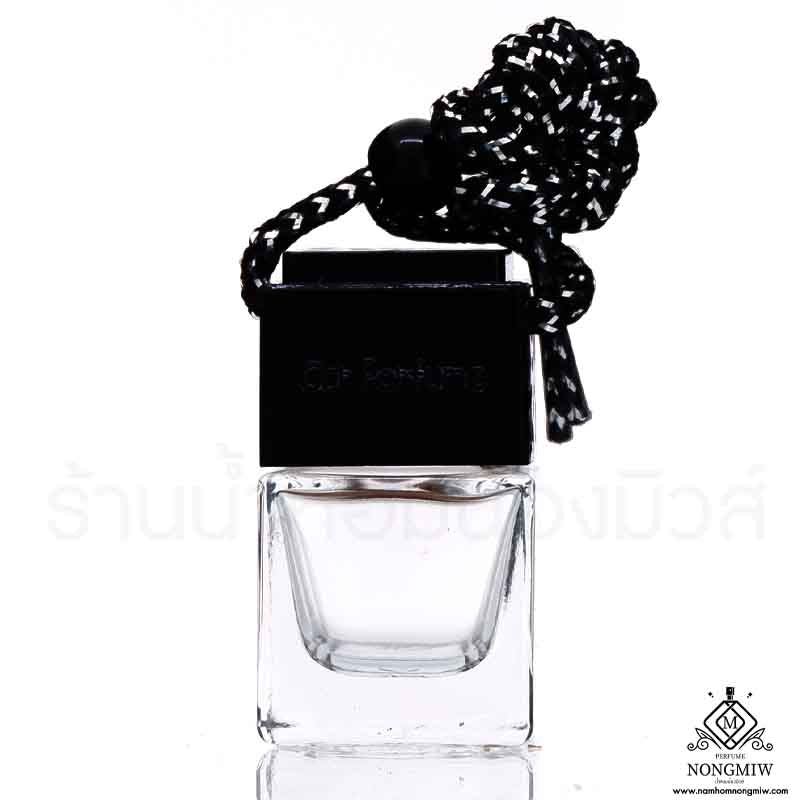 ขวดCar perfumeสายเงิน ฝาดำ 7ML. (ใบ)