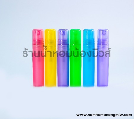ขวดพลาสติกหัวมน 6 สี 5ML