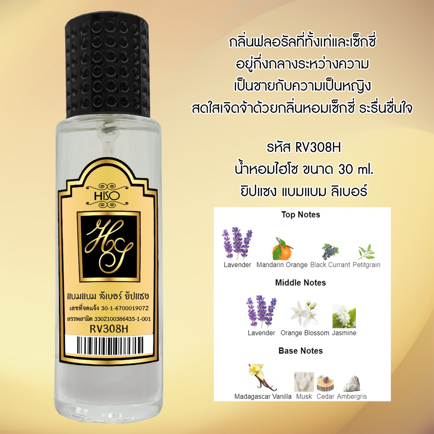น้ำหอมไฮโซ แบมแบม ลิเบอร์ ยิปแซง