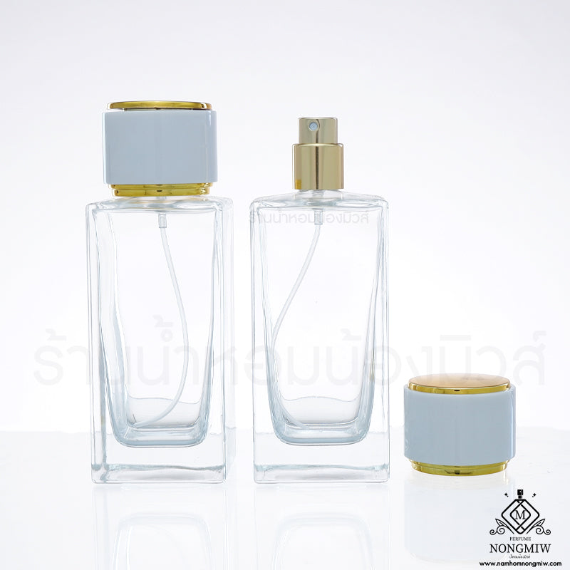 ขวดเมร่อน ฝาขาว 100ML.