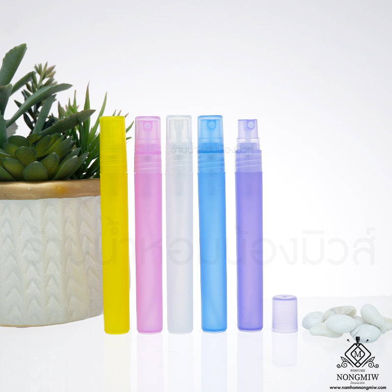 ขวดพลาสติกหัวตัด 6 สี 10ML