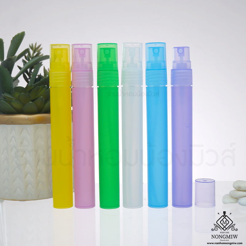 ขวดพลาสติกหัวตัด 6 สี 20 ML.
