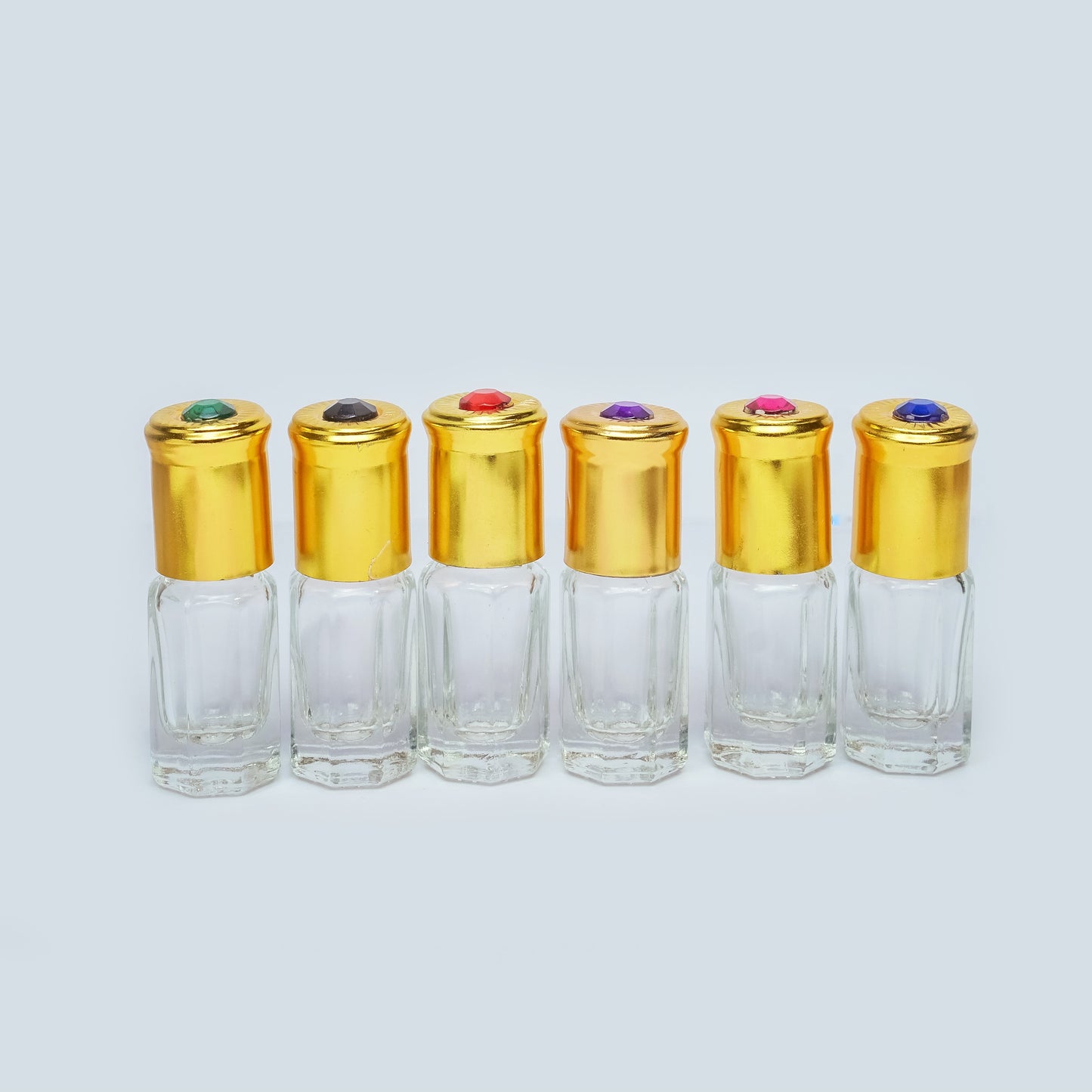 ลูกกลิ้งหัวพลอย ฝาทอง 3ML (โหล)