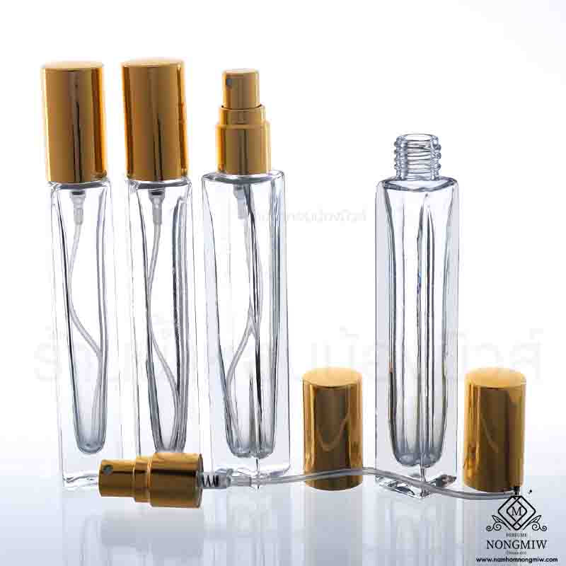 ขวดลูซี่หลี่ยม ฝาทอง 10ML