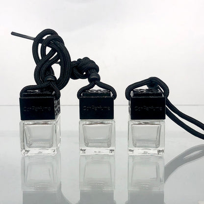 ขวดCar perfumeสายดำ ฝาดำ 7ML.(ใบ)