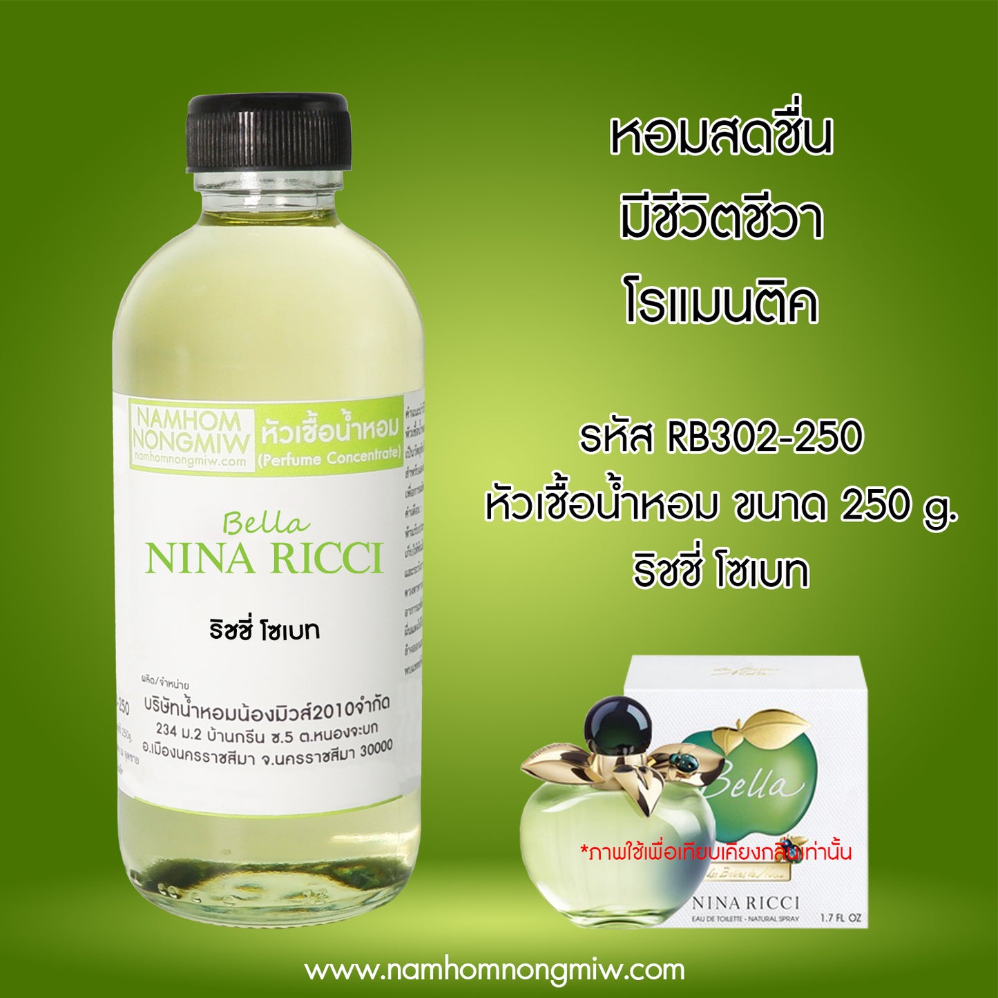 หัวเชื้อน้ำหอม กลิ่น ริชชี่โซเบท