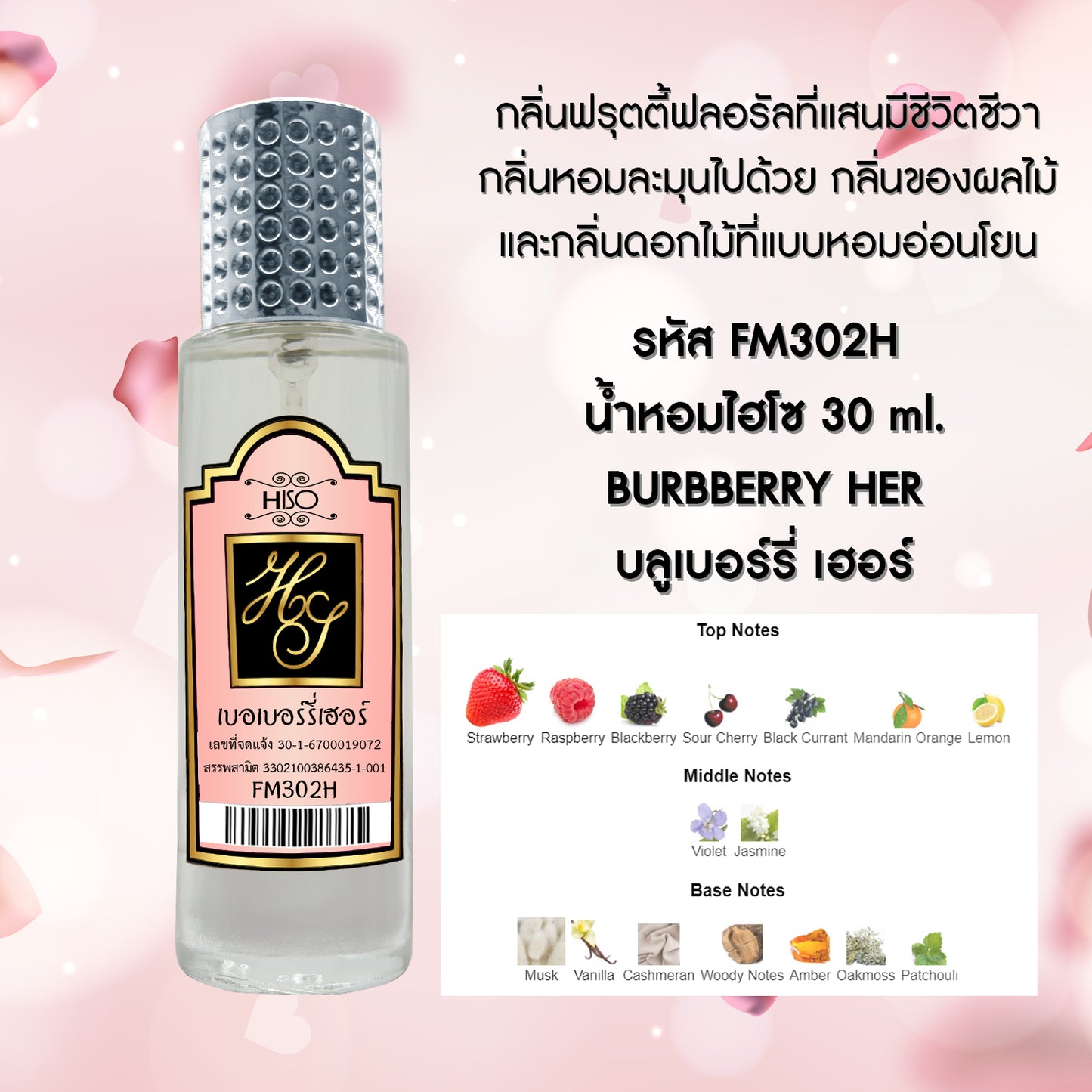 น้ำหอมไฮโซ เบอเบอร์รี่เฮอร์