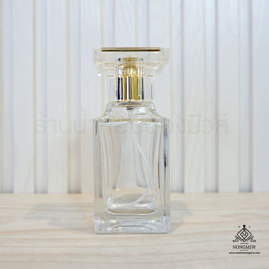 ขวดทอมฟอร์ดใส ฝาทอง 50ML.