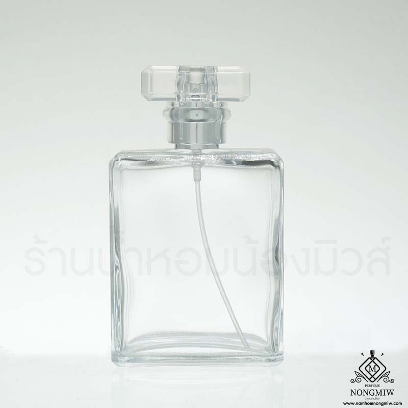 ขวดโคโค่ใส ฝาเงิน 100ML.