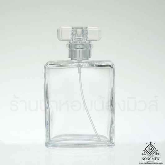 ขวดโคโค่ใส ฝาเงิน 100ML.