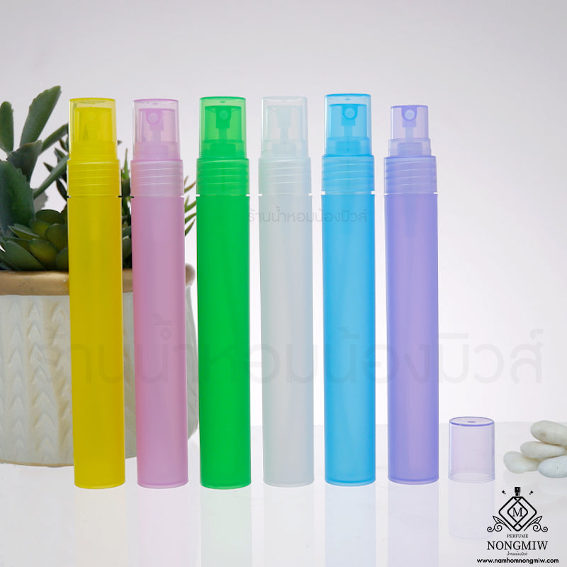 ขวดพลาสติกหัวตัด 6 สี 30ML.