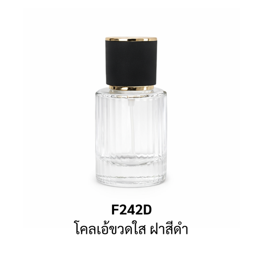 โคลเอ้ขวดใส ฝาสีดำ ขนาด 30ML.