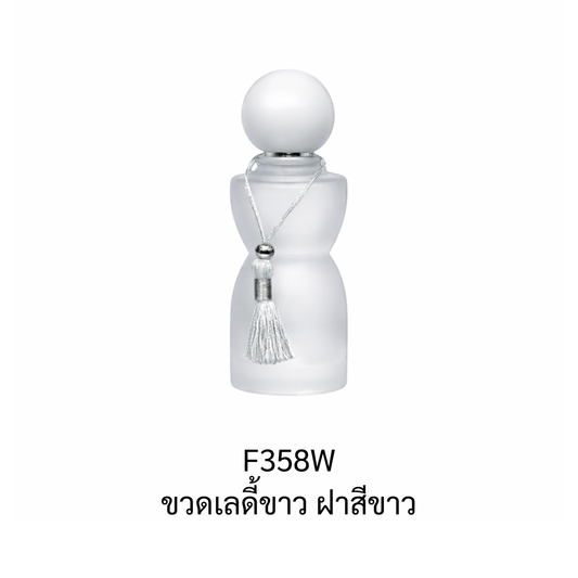 ขวดเลดี้ขาว ฝาสีขาว ขนาด 30 ML.