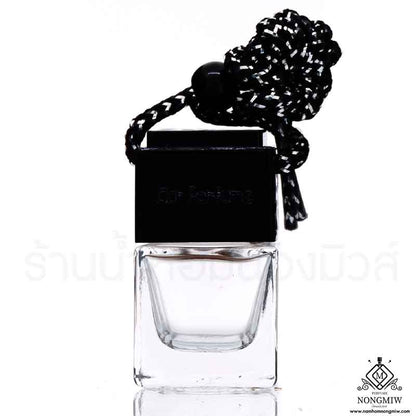 ขวดCar perfumeสายเงิน ฝาดำ 7ML. (ใบ)