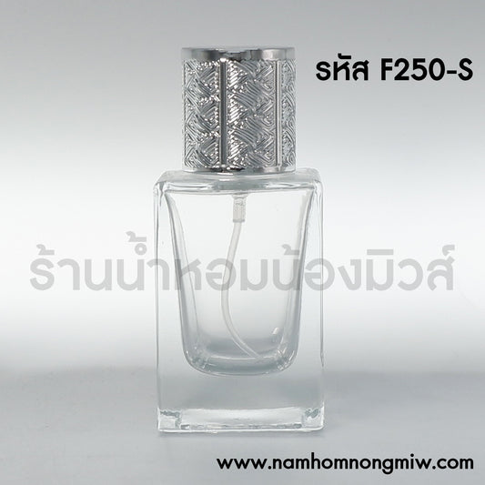 ขวดโทนี่เหลี่ยม ฝาเงิน 30ML.