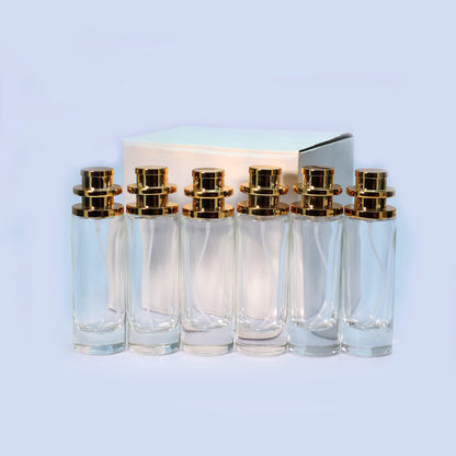 ขวด UFO ใส 30 ml ฝาทอง
