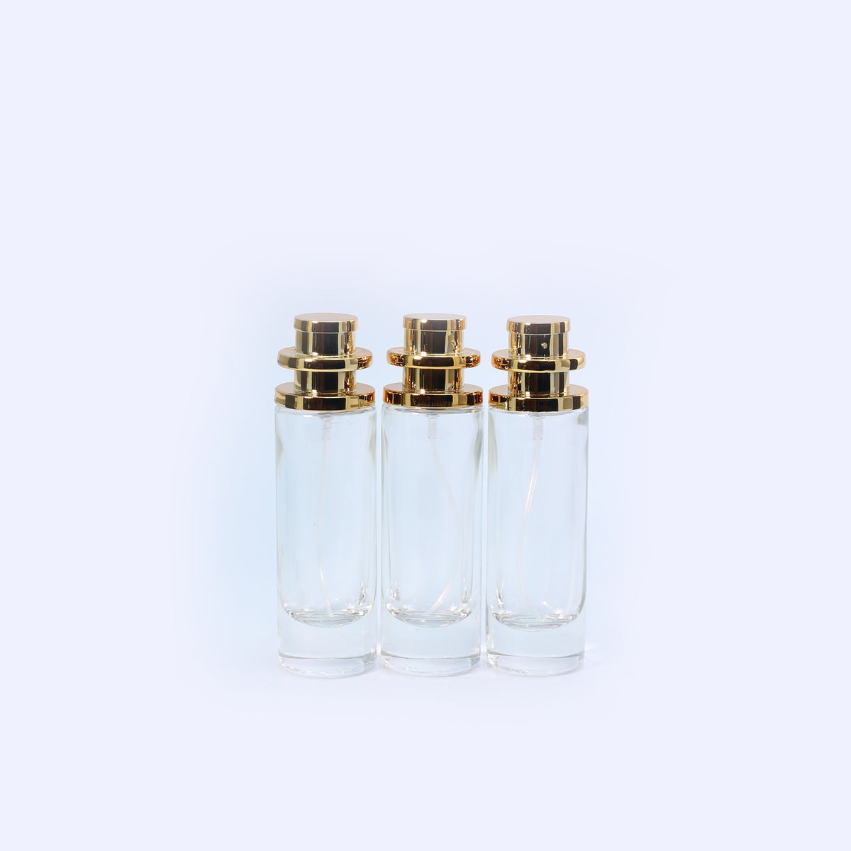 ขวด UFO ใส 30 ml ฝาทอง