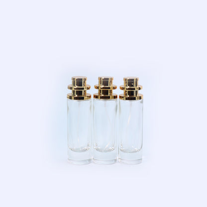 ขวด UFO ใส 30 ml ฝาทอง