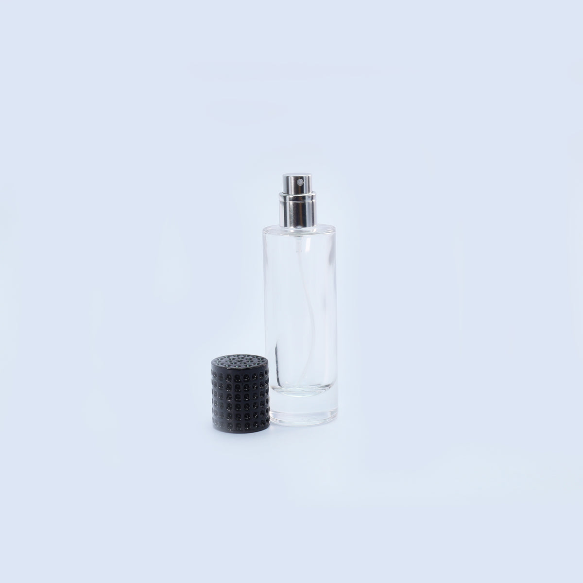 ขวดกลม ฝาประกายดำ 30ML.