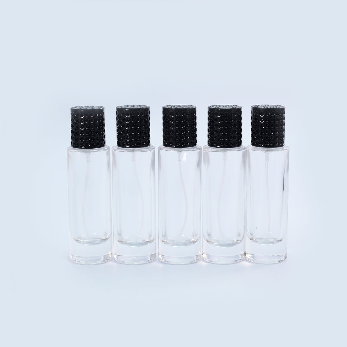 ขวดกลม ฝาประกายดำ 30ML.