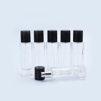 ขวดกลม ฝาประกายดำ 30ML.