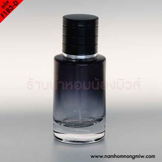 ขวดซูวาสดำ ฝาดำ 30ML