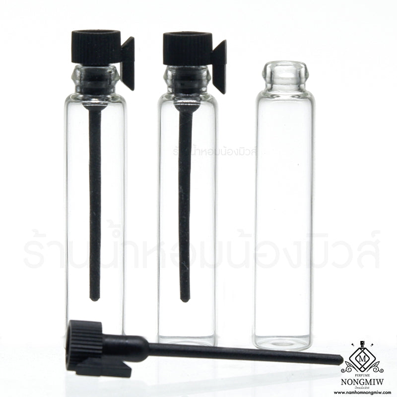 หลอดก้าน ฝาดำ ขนาด 2 ML.