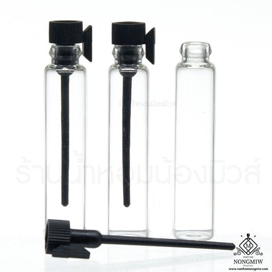 หลอดก้าน ฝาดำ ขนาด 2 ML.