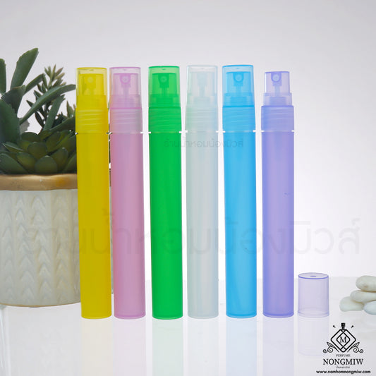 ขวดพลาสติกหัวตัด 6 สี 20 ML.