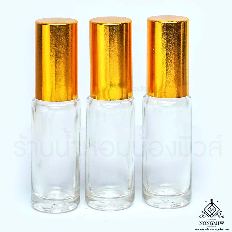 ลูกกลิ้งใส(ไม่ขีด) ฝาทอง 4ML (โหล)