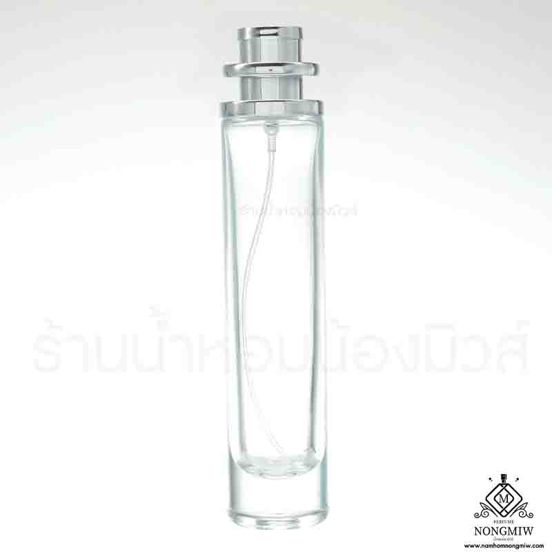 ขวด UFO ใส 50 ml ฝาเงิน
