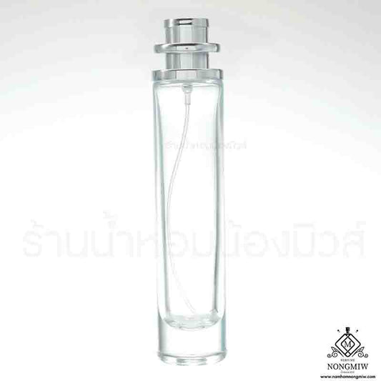 ขวด UFO ใส 50 ml ฝาเงิน