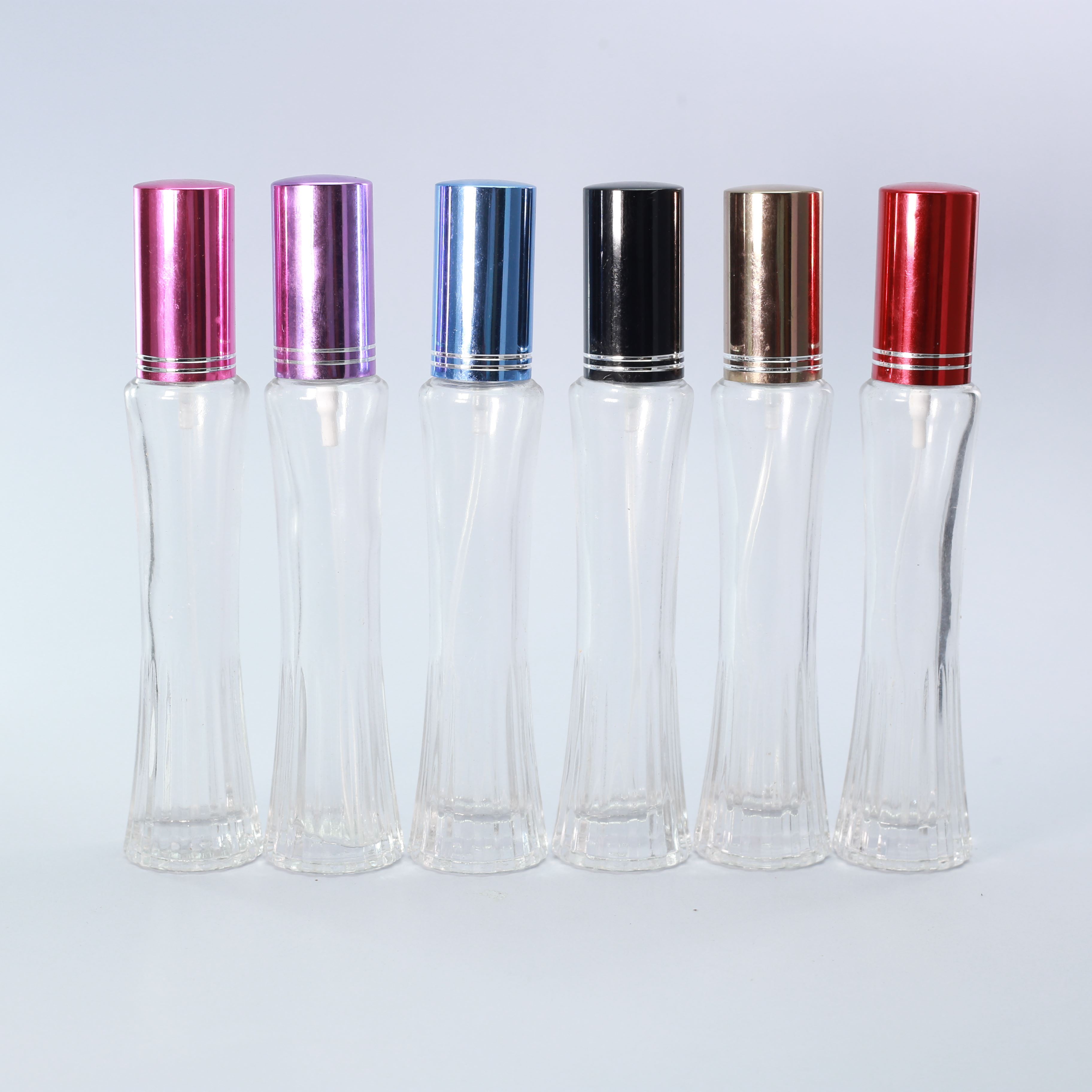 ขวดกระโปรงใส 30 ml ฝามีเนียม(A9)