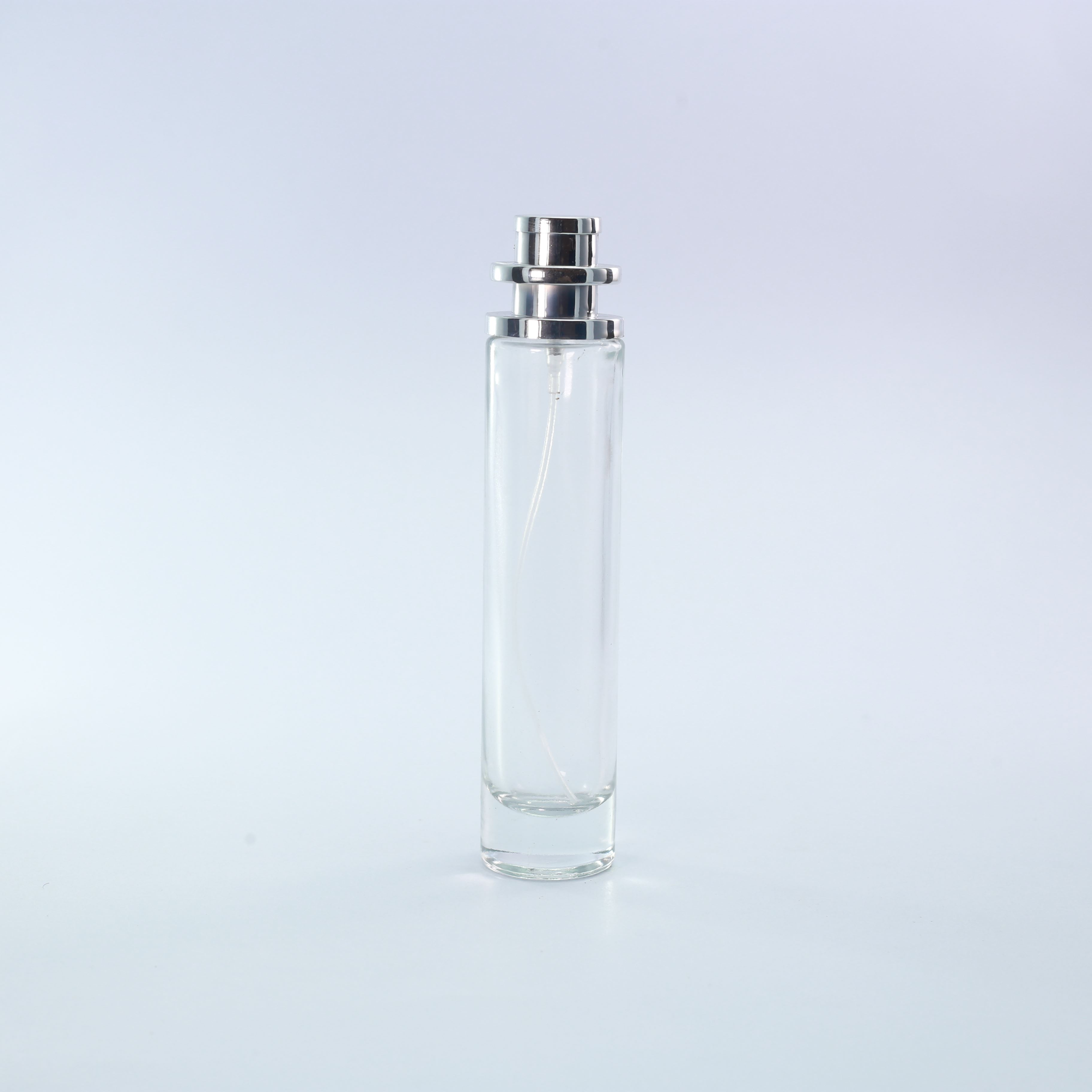 ขวด UFO ใส 50 ml ฝาเงิน