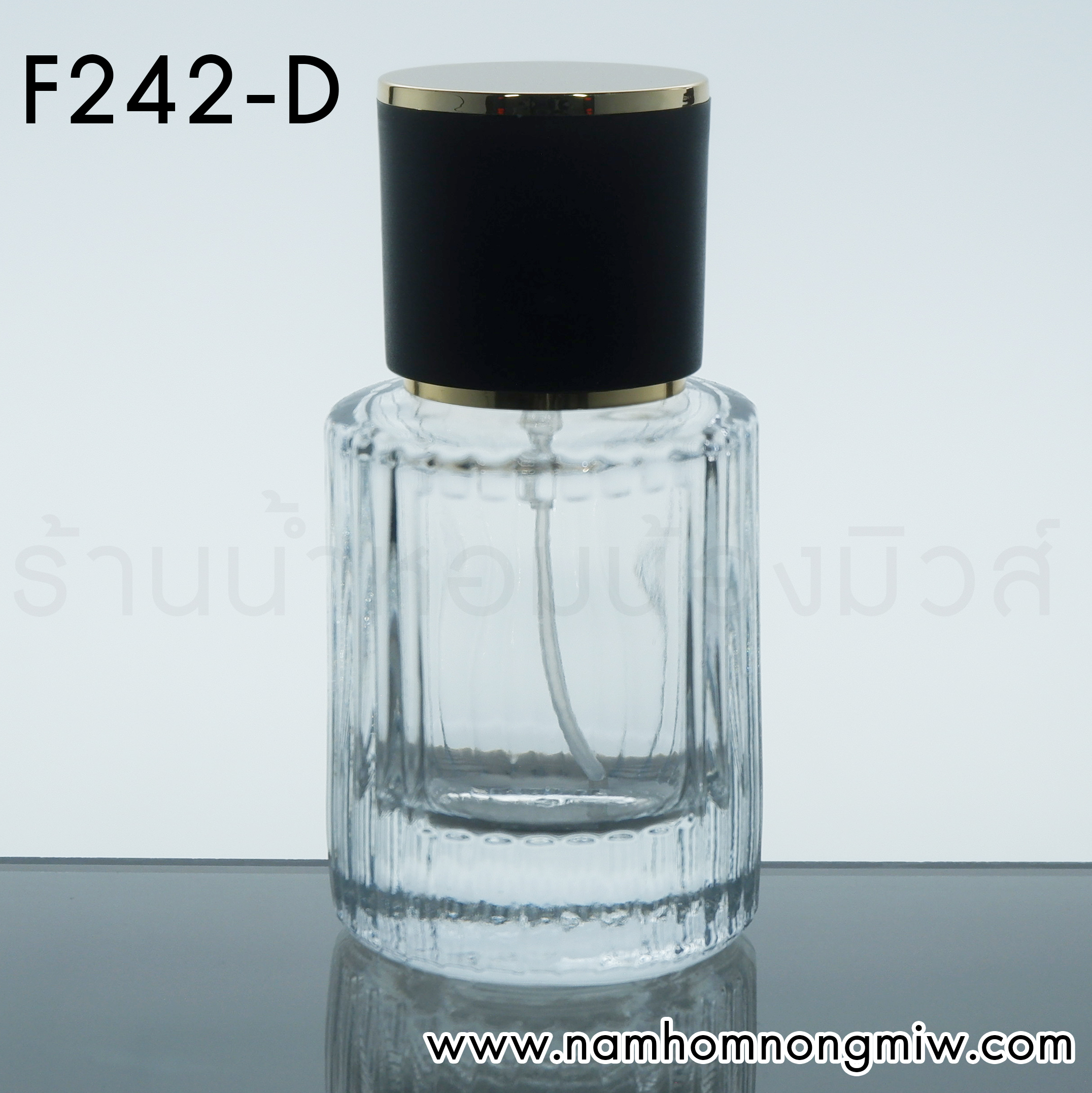 ขวดโคเอ้ขวดใส 30ml ฝาดำ(A4)