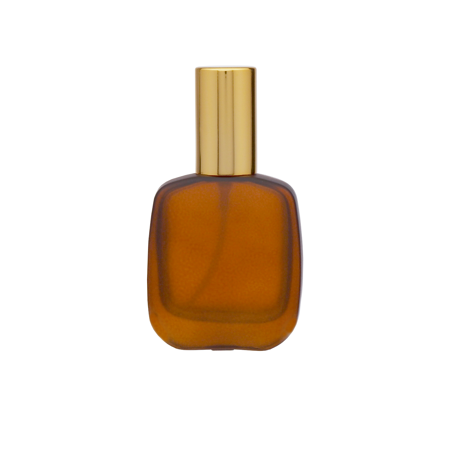 ขวดมนสีชา ฝาทอง 25 ML.(A4)