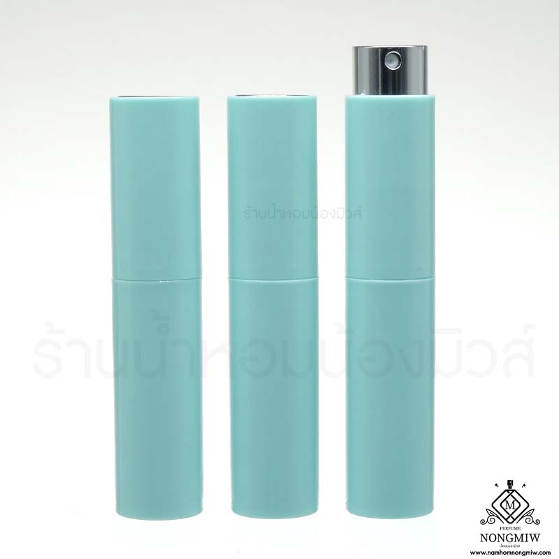 ขวดลิปติก10ml สีเขียวพาทเทล (เงา)