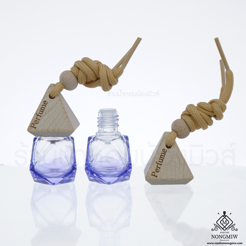 ขวด Carเหลี่ยม 8ml สีม่วง