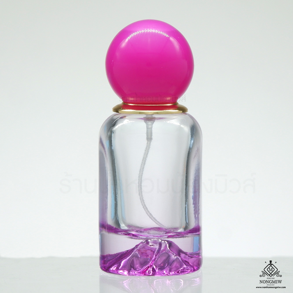 ขวดไรราล 30 ML. หัวกลม สีม่วง