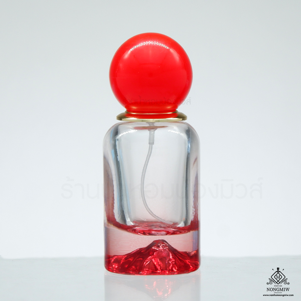 ขวดไรราล 30 ML. หัวกลม สีแดง