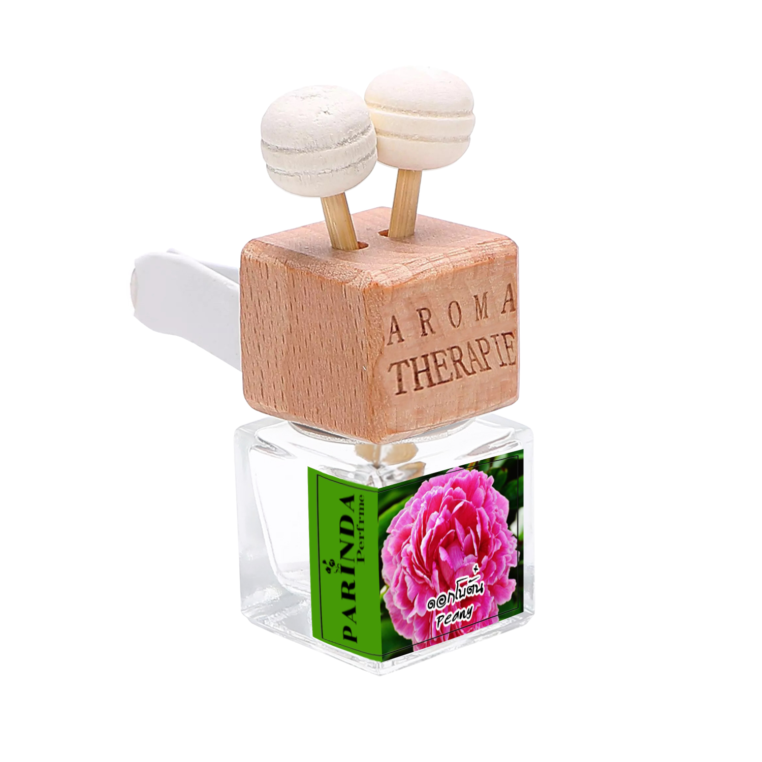 ขวดน้ำหอมในรถยนต์(แบบเสียบ) กลิ่น ดอกโบตั๋น