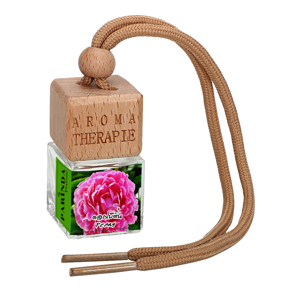 ขวดน้ำหอมในรถยนต์(แบบแขวน) กลิ่น ดอกโบตั๋น