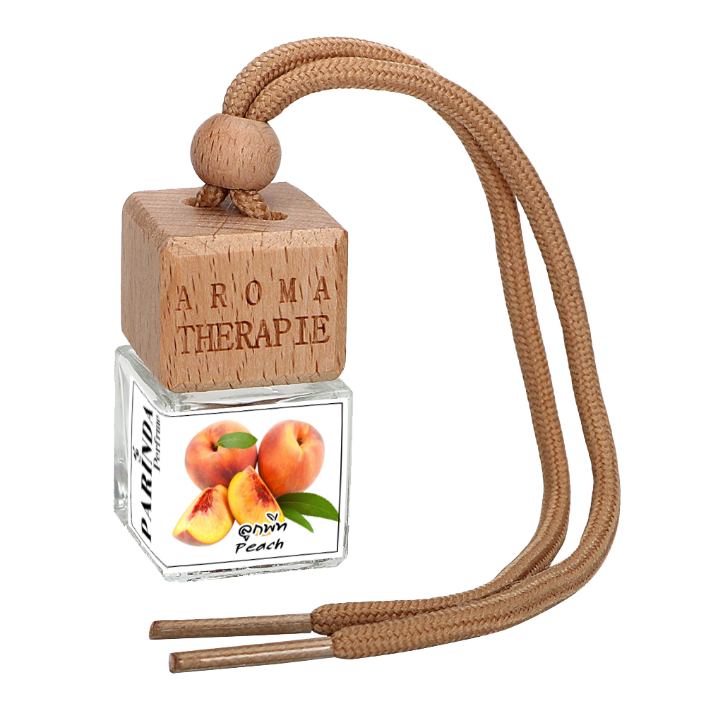 ขวดน้ำหอมในรถยนต์(แบบแขวน) กลิ่น ลูกพีช