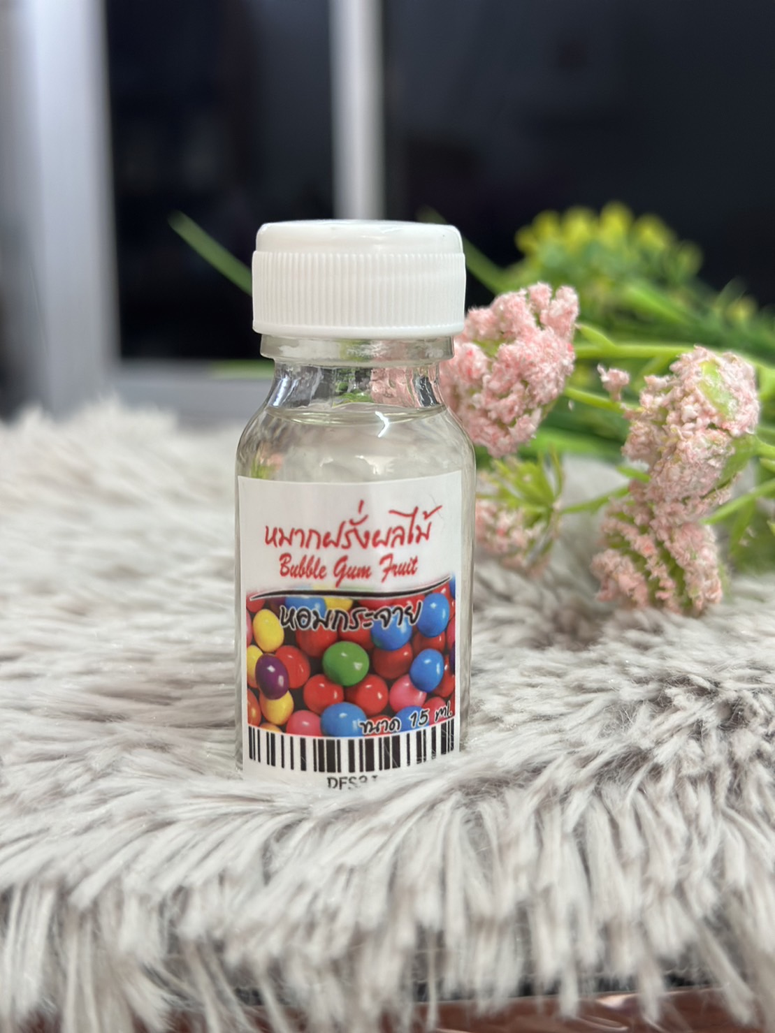 ไม้กระจายกลิ่น กลิ่นหมากฝรั่งผลไม้ ขนาด 15 ml.(รีฟิล)