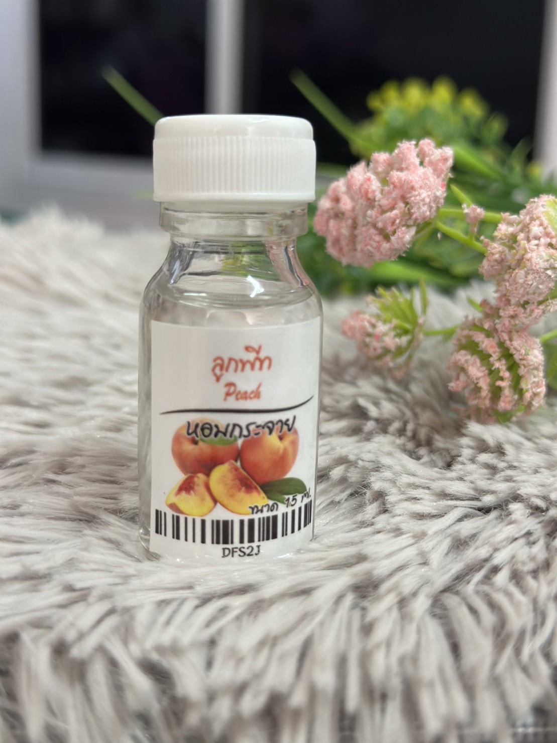 ไม้กระจายกลิ่น กลิ่นลูกพีท 15 ml.(รีฟิล)